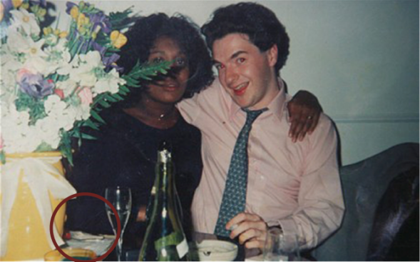 George Osbourne sitting close to something that may not be coke